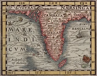 Karte von Indien